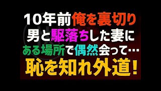 【修羅場 浮気】10年前子供を捨てて男と出て行った元妻に偶然会った時の話【睡眠朗読 ASMR】