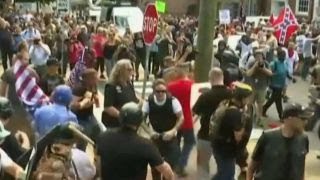 White nationalists and counter-protesters clash in Virginia