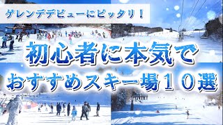 【厳選】スキー初心者に本気でオススメするスキー場10選【ゲレンデデビューに最適❄️】