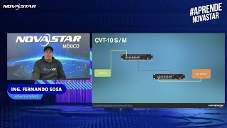 Convertidores de Fibra Optica Novastar - Webinar Live - Pantallas LED - Procesador de Video