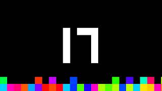 17 Seconds Timer ‐ Flowing Pixels