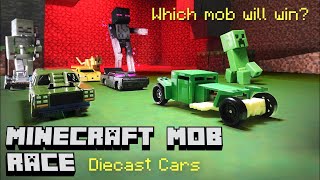 Minecraft Mob Race - Hot Wheels Diecast Car Racing