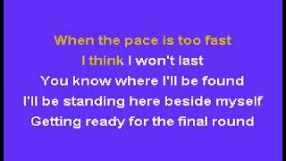 Saga - On the Loose Karaoke