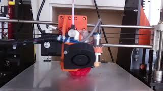 Jack-o'-lantern 3d print time lapse
