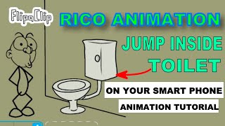 Rico Animation Jumping Inside Water Toilet Flipaclip Tutorial