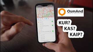 Apie OsmAnd apps'ą paprastai | Adventuristai