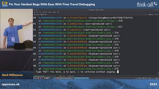 Time Travel Debugging - Debug Complex C++ Bugs With Software from Undo - Mark Williamson - 2024
