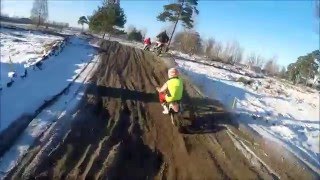 Motocross training in New Year's Eve