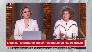 SPECIAL B1. O.GHEORGHIU: PLÂNGEREA împotriva mea, O MINCIUNĂ/E risc să pierdem BANII din SAFE. P3/3