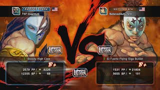 [USF4] TSF Quantum (Claw) vs. BelievedAutumn0 (El Fuerte) [Ranked Match]