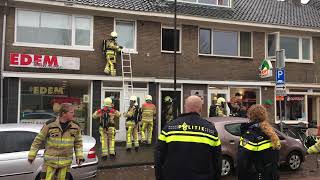 Middelbrand in bovenwoning Rielerweg Deventer