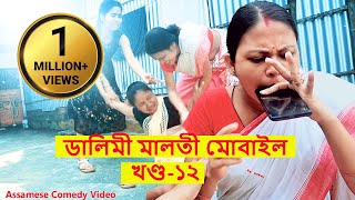 Dalimi Maloti'r Mobile খণ্ড-১২ | assamese funny video | assamese comedy video