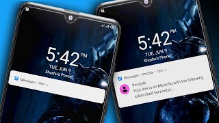 How To Show or Hide Text Messages On An Android Lock Screen - Show Or Hide Notifications