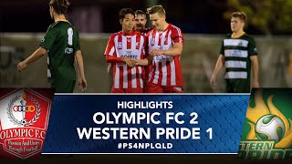 NPL QLD 2017 Round 14 - Olympic FC vs Western Pride Highlights