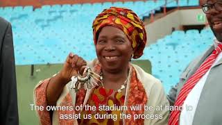 Official handover of Loftus Stadium to Government