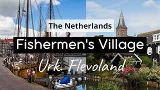 Urk a small Fishing Village in the Netherlands. Flevoland. May 2024