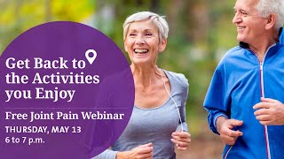 Joint Pain Webinar - 5-13-2021