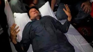 Ex-Pakistan leader Imran Khan shot