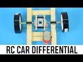 How to make rc car differential