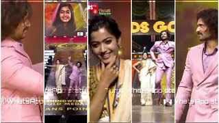 Rashmika and Vijaydevarkonda Ramb walk| yenti yenti song|bheindhood gold medal 2019
