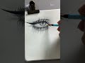 how to draw a realistic eye step by step tutorial asmr