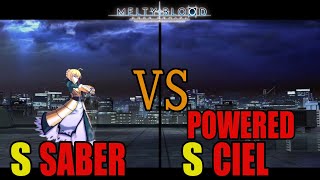 【メルブラ】S セイバー│SABER vs S 完全武装シエル│POWERED CIEL【MELTY BLOOD TYPE LUMINA】