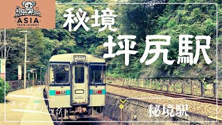 【アジア鉄道紀行】四国の秘境！坪尻駅へ行ってきた