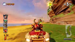 Crash Team Racing Nitro Fueled - Reindeer Crash Skin and Nitro Sleigh Kart Gameplay