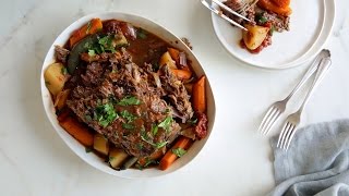 Spicy Pot Roast with Coffee & Whiskey | with Paula Disbrowe & Food52