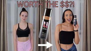 UTAN CHERRY ALMOND TURBO MOUSSE SELF TAN REVIEW + TRY ON! | SELF TAN REVIEWS!