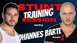Johannes Bartl Stunt Training with Daniel Locicero ( Part 1 )