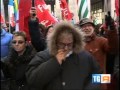 Manifestazione Cgil Cisl Uil davanti INPS.mpg