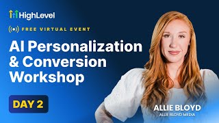 Day 2 - AI Personalization & Conversion Workshop