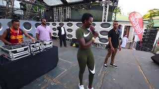 Dj Masha and MadamBoss Akothee at the NRGWAVE SoundCheck