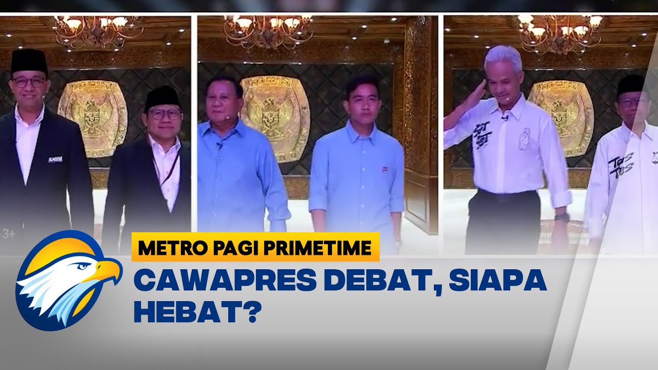 KPU Sediakan Podium Dan Alat Tulis Saat Debat Cawapres - YouTube