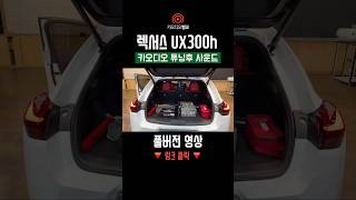 렉서스 UX300h 하이브리드 카오디오 튜닝