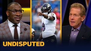 Lamar Jackson post 5 TDs in Ravens Week 3 defeat of Patriots | NFL | UNDISPUTED