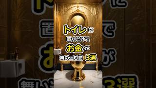 トイレに置くだけで金運が舞い込む物3選⛩️ #shorts #くじら神社 #スピリチュアル #風水 #インテリア