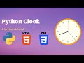 Create a clock using Python in the browser