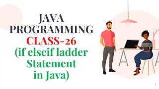 JAVA PROGRAMMING CLASS-26 || if elseif Ladder Statement in Java