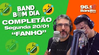 Podcast do Band Bom Dia - PROGRAMA COMPLETO SEGUNDA-feira (20/01) - Tadeu Correia e Emerson França