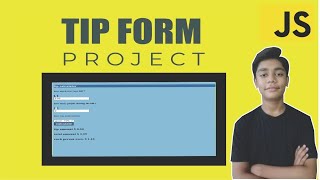 JAVASCRIPT Course Project Based Learning - Simple Tip Form Using Javascript Project #10