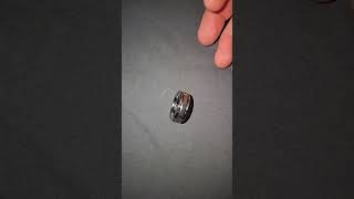 super slow motion ring rolling #mesmerizing #slowmotion #captivating #shorts #jewelry