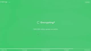 Fairdrop - How to upload and send a file