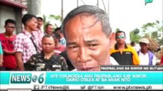 News@6: AFP, kinondena ang pagpaslang kay Mayor Dario Otaza at sa anak nito