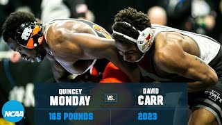 Quincy Monday vs David Carr - 165 lb Semifinals - 2023 NCAA Championship