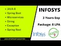 Latest Infosys java interview questions list
