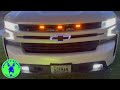 How to install some Raptor style grill lights fast and easy in a Silverado