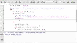 Reading Files with Scanner objects