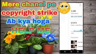 Ab kya hoga mere channel ka 💀 community guidelines strike 👽 channel remove on YouTube ☠️ #youtube